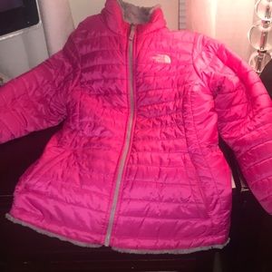north face  reversible coat